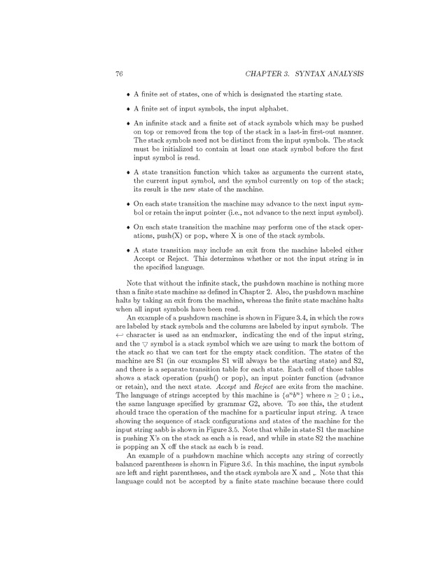 Compiler Design: Theory, Tools, and Examples - Page 76